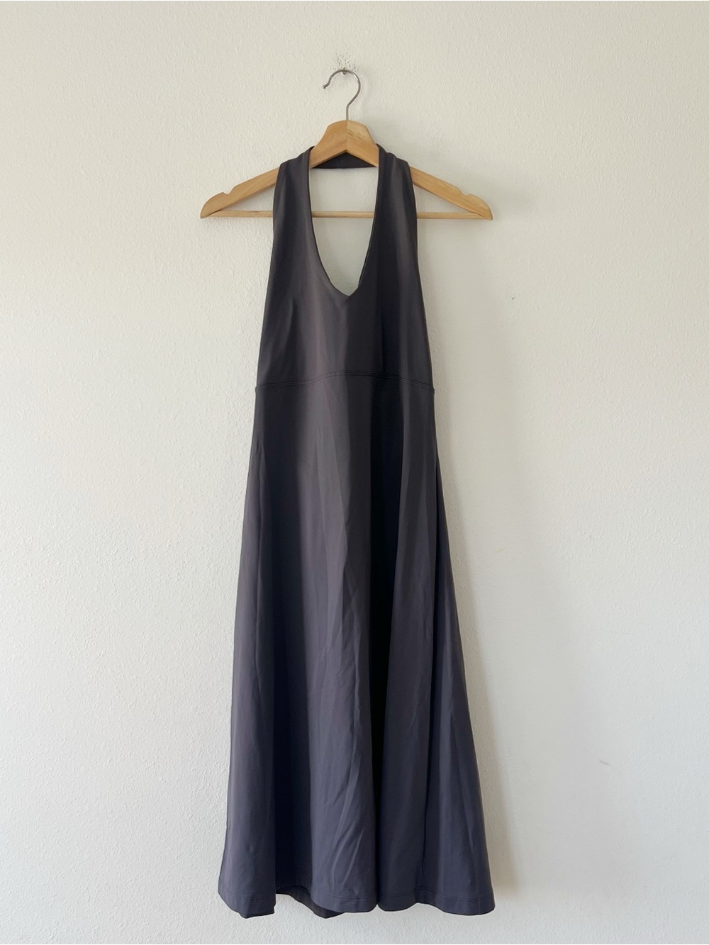 PATAGONIA | Morning Glory Tie Back Halter Hiking Dress in Grey | L